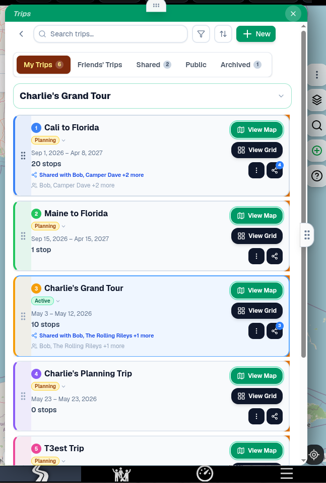 Multi-Stop Trip Planning